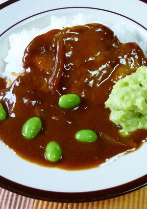 飛騨豚の岐阜枝豆マッシュ添えカレー-レシピのメイン写真