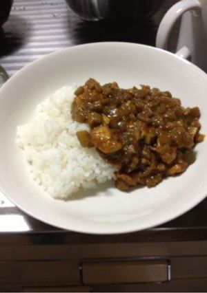ナスと鶏のカレー-レシピのメイン写真