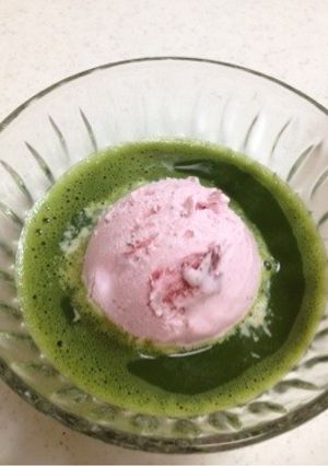抹茶アフォガード-レシピのメイン写真