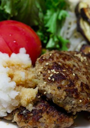 和風ハンバーグ　（高野豆腐で）-レシピのメイン写真