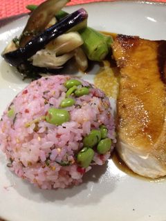 枝豆と梅の混ぜ御飯-レシピのメイン写真
