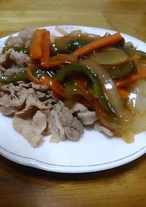豚炒めの甘酢野菜あんかけ-レシピのメイン写真