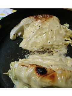 簡単!早い!キャベツのチーズ焼き-レシピのメイン写真