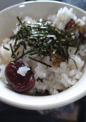 ☆むき甘栗で簡単ほくほく栗ご飯☆-レシピのメイン写真