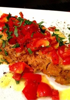 惣菜トンカツのフレッシュトマトソース-レシピのメイン写真