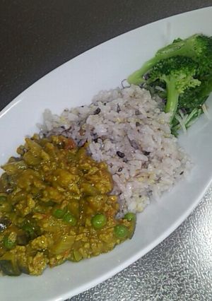 カフェめし/簡単本格夏野菜のキーマカレー-レシピのメイン写真