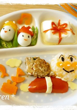 1歳の誕生日プレート☆アンパンマン-レシピのメイン写真