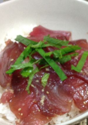簡単!まぐろのづけ丼-レシピのメイン写真