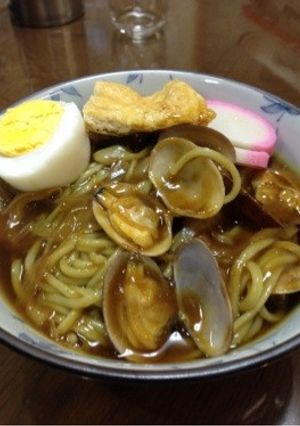 真菰でカレーそば-レシピのメイン写真