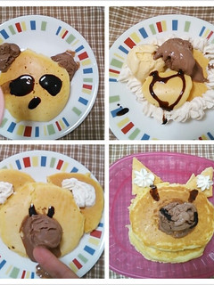 こどもと一緒に!アイスでデコパンケーキ-レシピのメイン写真