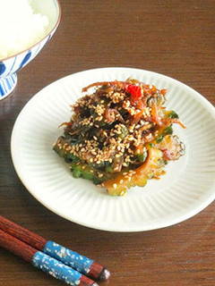 ゴーヤの佃煮風-レシピのメイン写真