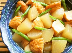 簡単☆魚河岸あげと大根の味染み煮物-レシピのメイン写真