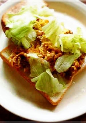 ずぼらな簡単納豆卵チーズトースト-レシピのメイン写真
