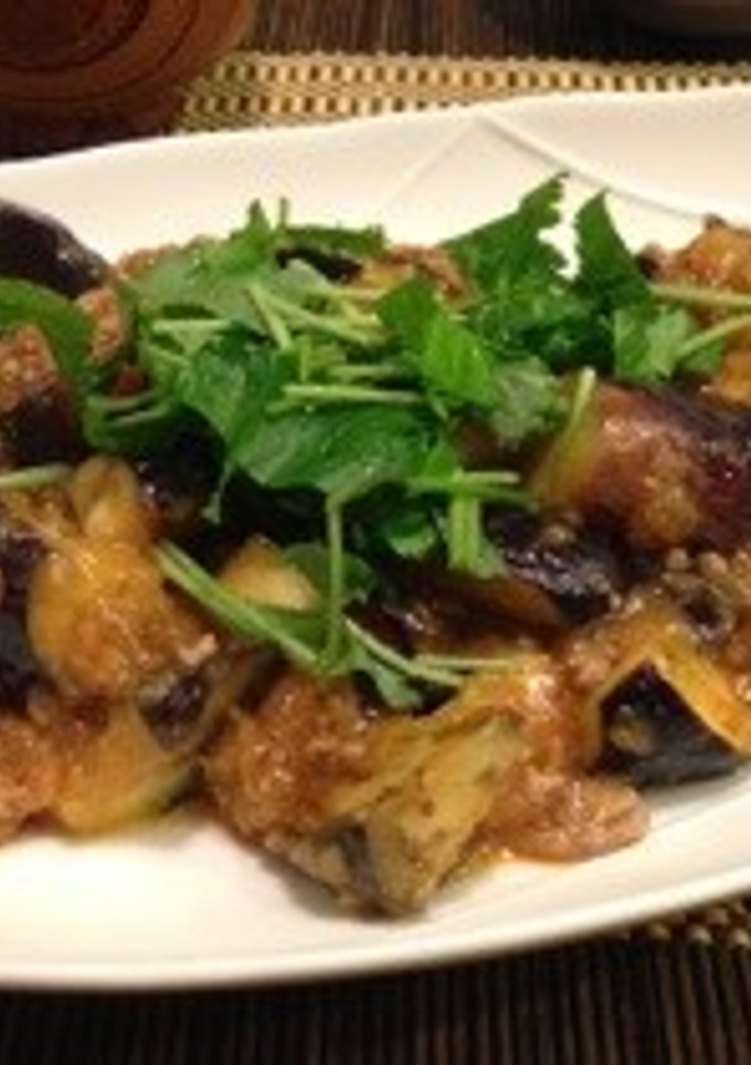 ゴマだれでコク旨麻婆茄子-レシピのメイン写真