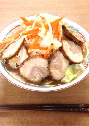 野菜いっぱいな豚骨醤油ラーメン！-レシピのメイン写真