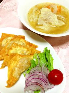 ワンタンスープ-レシピのメイン写真