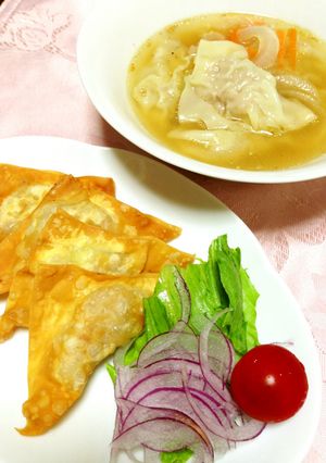 ワンタンスープ-レシピのメイン写真