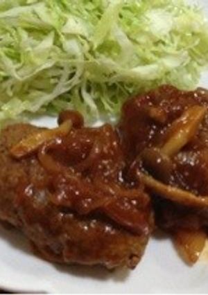 豆腐でふわふわ♡簡単ハンバーグ-レシピのメイン写真