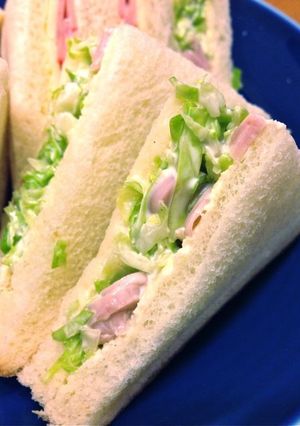 キャベツと魚肉ソーセージのサンドイッチ-レシピのメイン写真