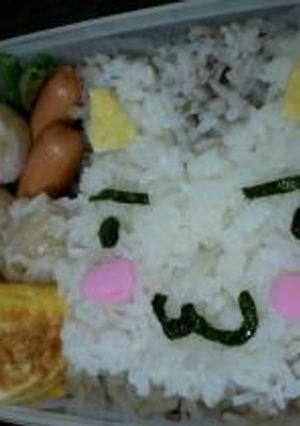 キャラ弁その１-レシピのメイン写真