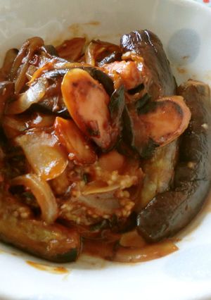 なすと魚肉ソーセージの簡単イタリアン炒め-レシピのメイン写真