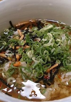 夜食にピッタリ！簡単ラー油茶漬け-レシピのメイン写真