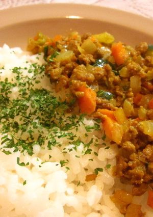 冷蔵庫のお掃除☆なんでも野菜ドライカレー-レシピのメイン写真