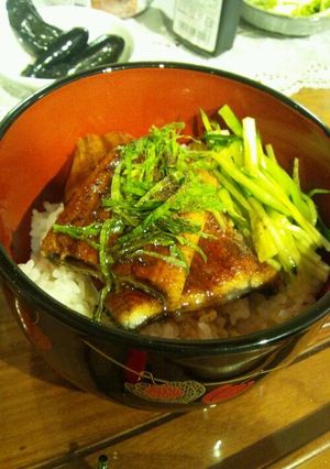 さっぱりもりもりうな丼-レシピのメイン写真