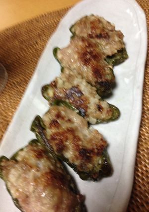ピーマンの肉詰め-レシピのメイン写真