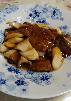 エリンギと牛肉の炒め物-レシピのメイン写真
