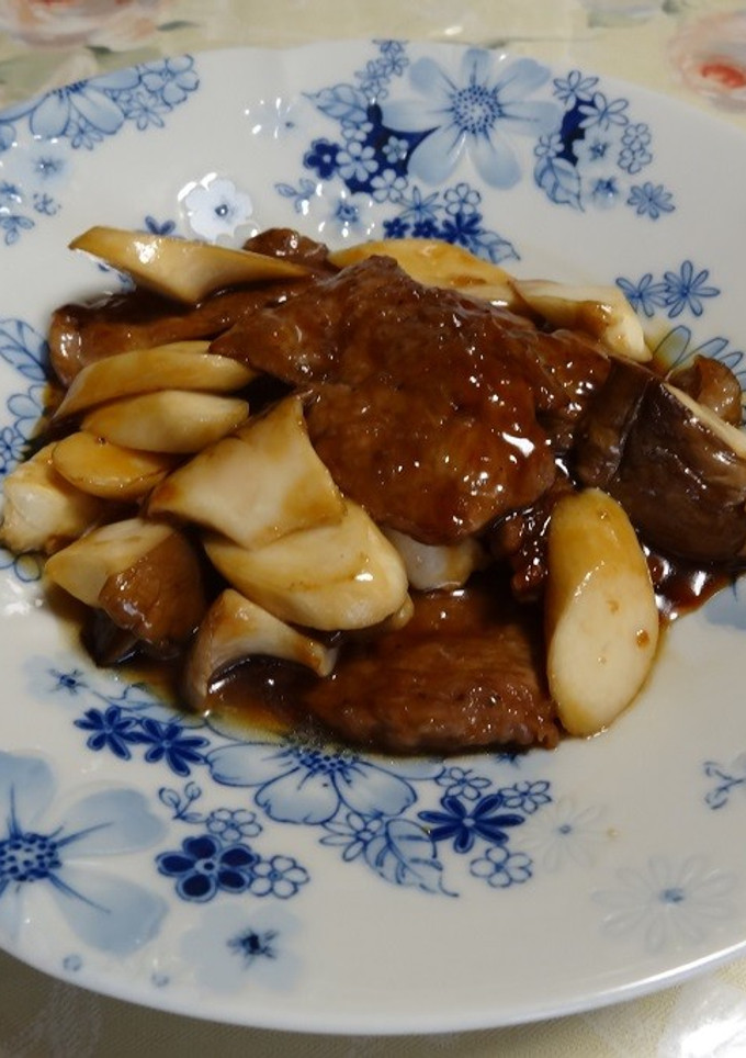 エリンギと牛肉の炒め物-レシピのメイン写真