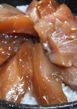 漬けマグロの丼-レシピのメイン写真