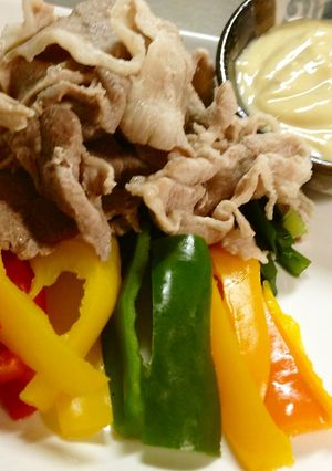 豚しゃぶと豆腐だれ-レシピのメイン写真