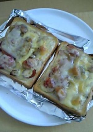 ポテト&ソーセージのピザトースト-レシピのメイン写真