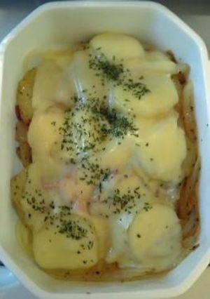 ジャーマンポテトのパスタグラタン-レシピのメイン写真