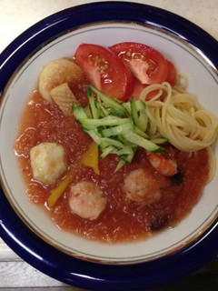 冷やしおでんの冷製パスタ-レシピのメイン写真