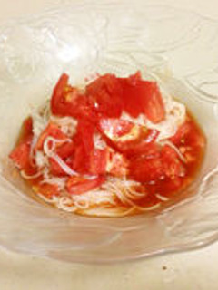 シンプル♪トマトそーめん-レシピのメイン写真