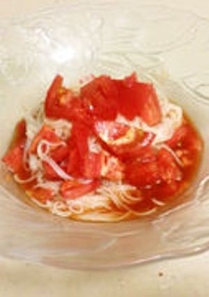 シンプル♪トマトそーめん-レシピのメイン写真