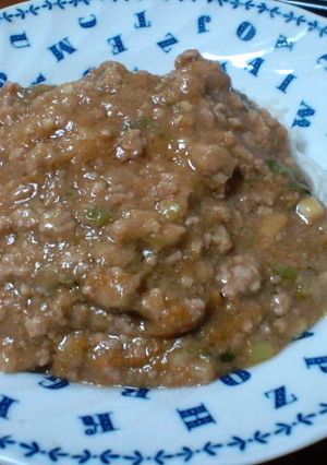 ばあちゃんの汁なし坦々麺-レシピのメイン写真