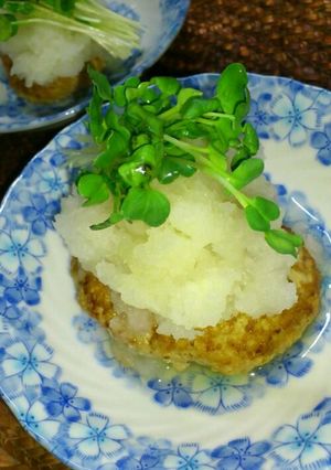さっぱり柔らか♪おろし豆腐ハンバーグ-レシピのメイン写真