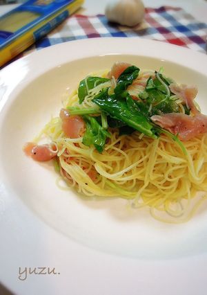 生ハムとルッコラの冷製パスタ-レシピのメイン写真