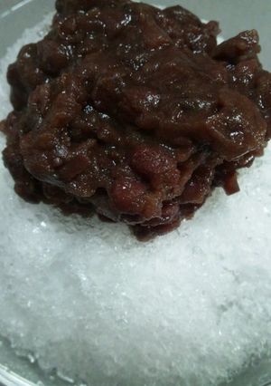 小豆のカキ氷-レシピのメイン写真