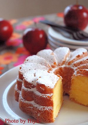 りんごのクリームケーキ-レシピのメイン写真