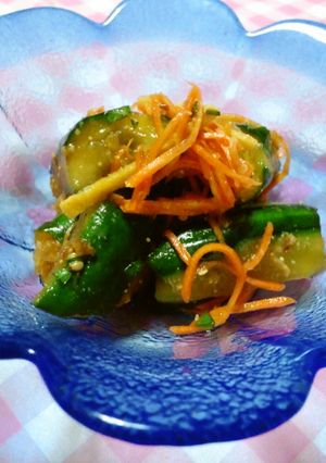 おかずの1品に♪キュウリの中華風お惣菜-レシピのメイン写真
