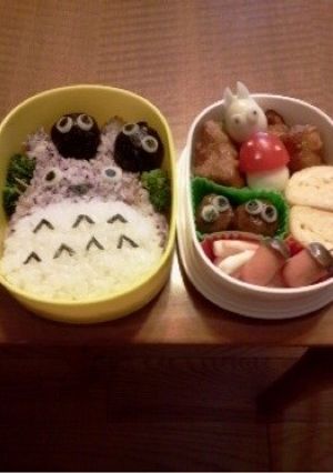 キャラ弁 となりのトトロ-レシピのメイン写真