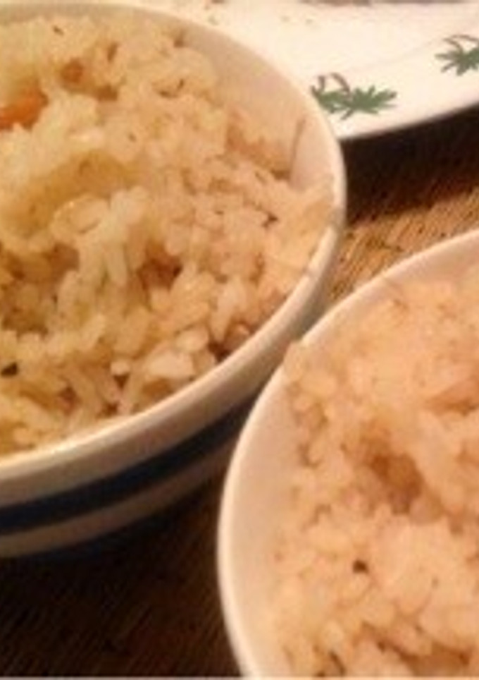 ひき肉と豆もやしの炊き込みごはん-レシピのメイン写真