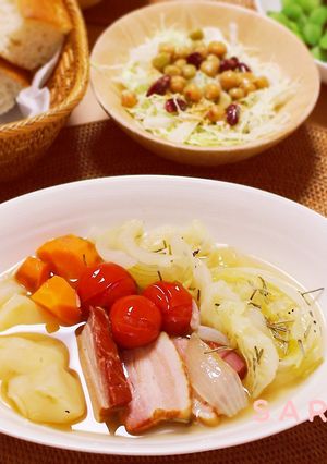 厚切りベーコンのローズマリーポトフ-レシピのメイン写真