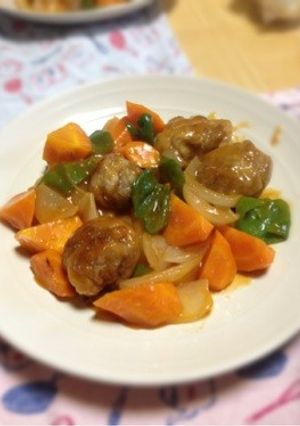 豚こま＊節約簡単酢豚-レシピのメイン写真