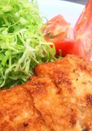 裏技でカロリーカット☆ヘルシーとんかつ-レシピのメイン写真