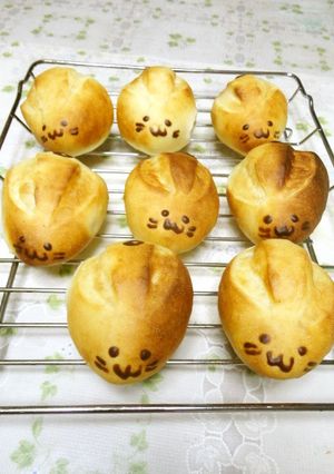 うさぎのパン-レシピのメイン写真